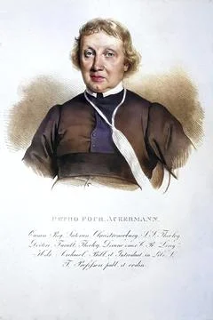 Peter Ackermann (1771-1831), Austrian theologian, priest, Historical, digitally Stock Illustration