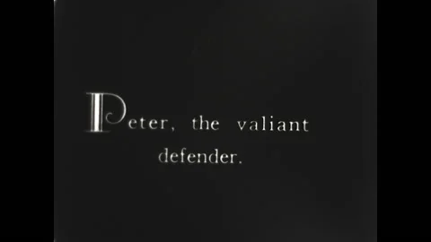 Peter and Malchus - John 18:10 Stock Footage 156004050