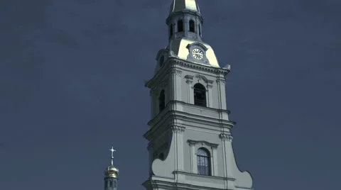 Peter and Paul Cathedral in Saint Petersburg, Russia Stock Footage 67675427