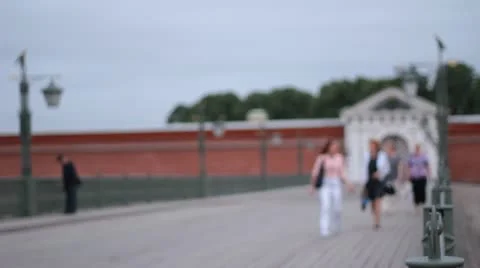 Peter and Paul Fortress Stock Footage 10810704