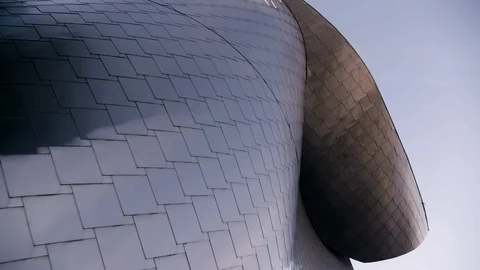 Peter B Lewis Building - Gehry Design Detail 3 Static Stock Footage 89944824