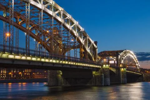 Peter the Great Bridge Stock Photos