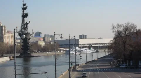 Peter the great monument Stockbeeldmateriaal 8837305