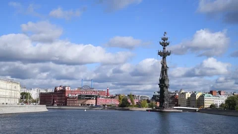 Peter the Great Statue Stock Footage 261726974