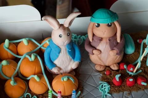 Peter Rabbit Cake Foto stock