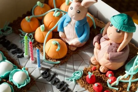Peter Rabbit Cake Foto stock