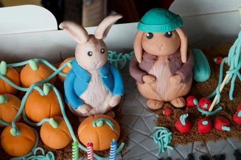 Peter Rabbit Cake Foto stock
