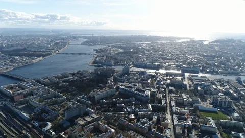 Peter Summer. Aerial View. Quadrotor Filming  Stock Footage 101435424