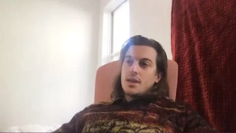 Peter Vack talks about shooting new movie called 'PVT Chat' - 2021 Video stock 154335826