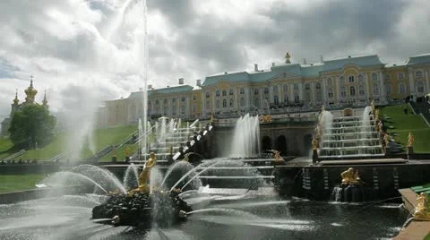 Peterhof Palace Video stock 22027274