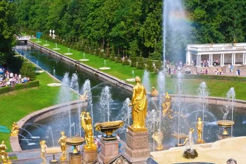 Peterhof Foto stock