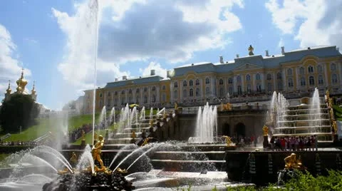 PETERHOFF PALACE Stock Footage 12467047