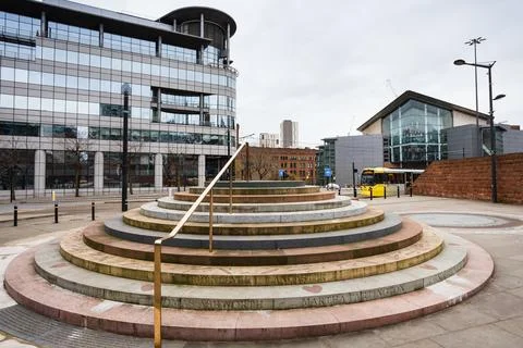 Peterloo Memorial in Manchester Stock Photos
