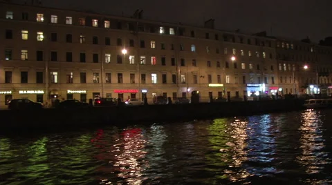 Petersburg Night Stock Footage 46132149
