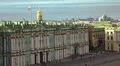 Petersburg. View from the roof. The Hermitage. 4K. 4k or 4k+ Resolution
