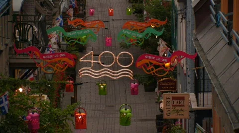 PETIT CHAMPLAIN STREET Stock Footage 267634