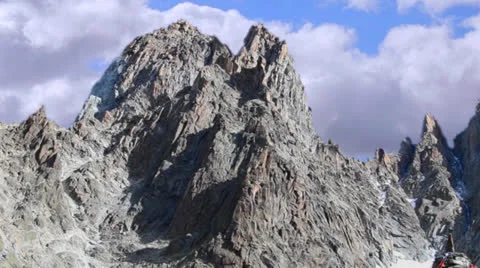 Petit dru south face Stock Footage 24718241