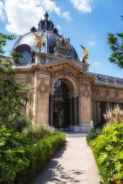 Petit Palais in Paris Stock Photos