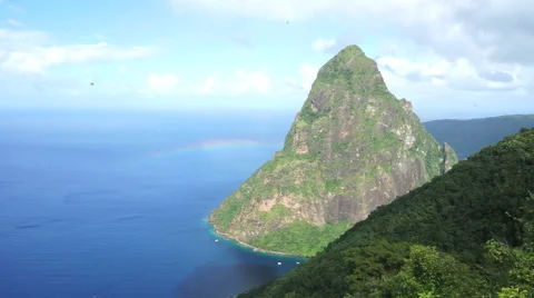 Petit Piton, St. Lucia Stock Footage 46941206