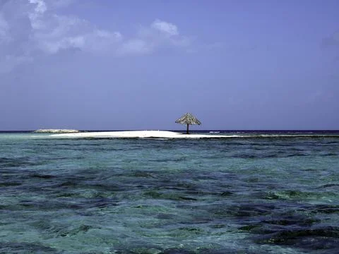 Petite ile de sable 写真素材