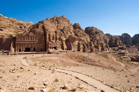 Petra in Jordan Stock Photos