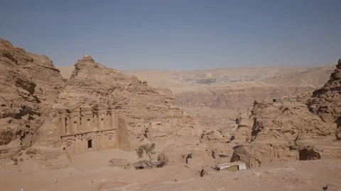 Petra Monastery Stock Footage 230218384