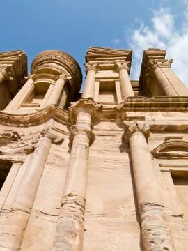 Petra monastery Foto stock