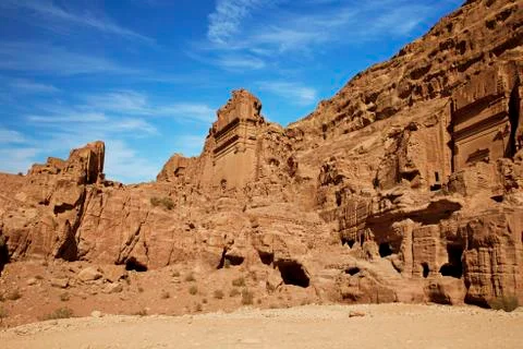 Petra overview Foto stock