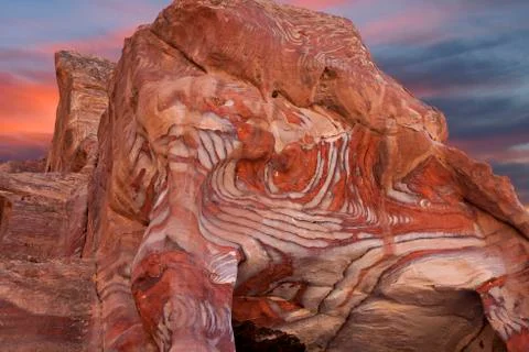 Petra rocks 스톡 사진