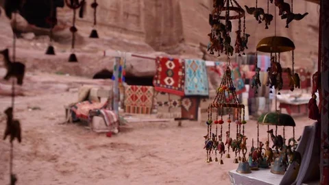 Petra souvenirs. Video stock 128798712