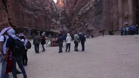 Petra, The Treasury Stock Footage 146050767