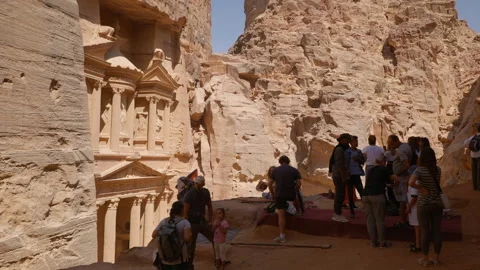 Petra Treasury Stock Footage 230219230