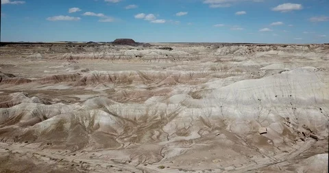 Petrafied Forest rock formations Stock Footage 98914337