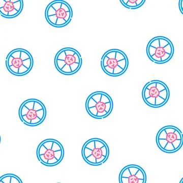 Petri dish with biopsy vector seamless pattern Stock Illustration