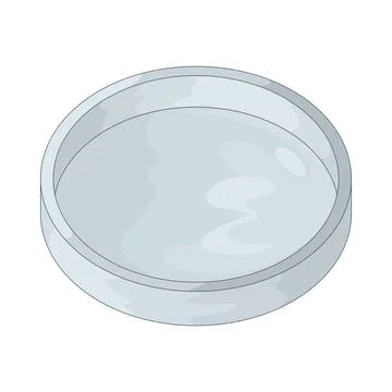 Petri dish illustration Illustrazione stock