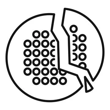 Petri dish splitting cloning process showing cell division Stock Illustration