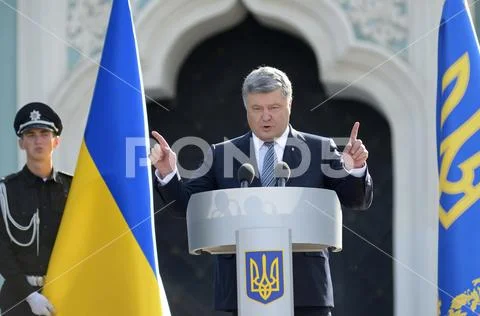 Petro Poroshenko, the President of Ukraine Stock Photos