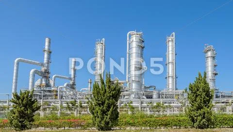 Petrochemical Industrial Plant In Thailand