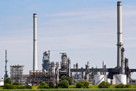 Petrochemical plant Stock Photos
