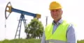 Petrochemical Technician Confident Look Camera Employee Good Mood Presentation 4k or 4k+ Resolution