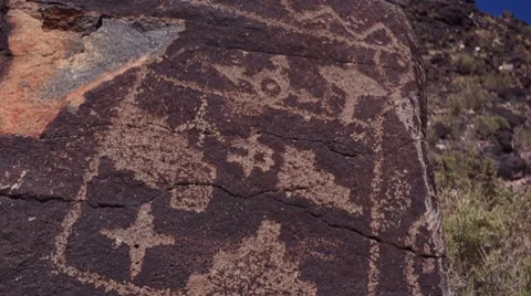 Petroglyph Stock Footage 7745919