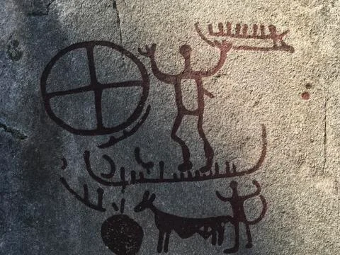 Petroglyphs Stock Photos