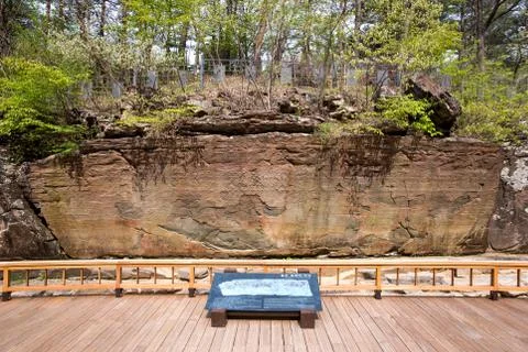 Petroglyphs 스톡 사진