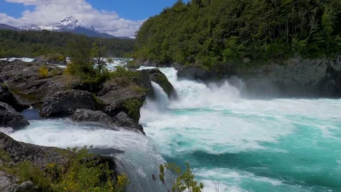 Petrohue waterfalls Stock-Footage 83062711
