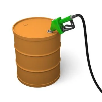 Petrol barrel Illustrazione stock