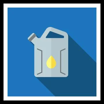 Petrol jerrican Stock Illustration