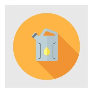 Petrol jerrican Stock Illustration