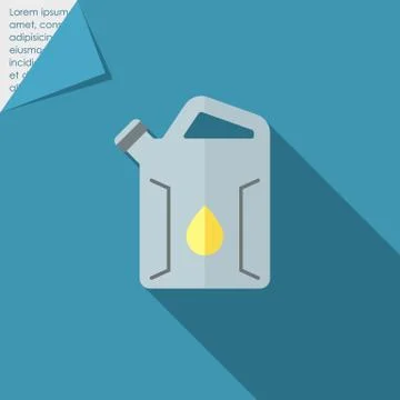 Petrol jerrican 스톡 일러스트