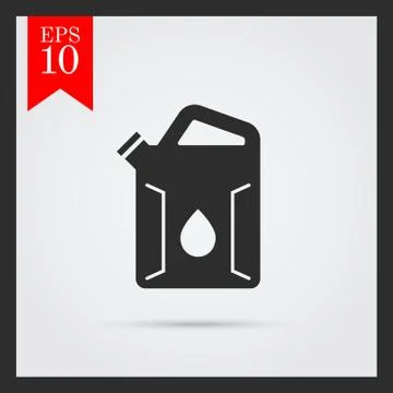 Petrol jerrican 스톡 일러스트