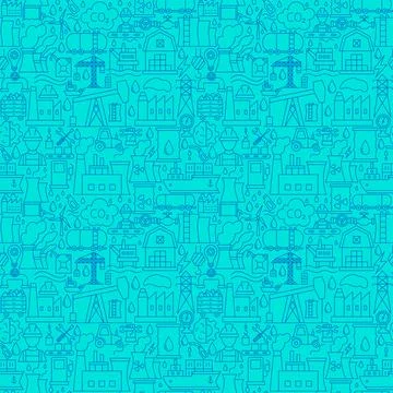 Petrol Line Seamless Pattern イラスト素材